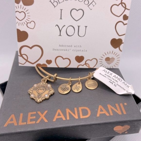 Alex&Ani Because I Love You Godmother III Bangle - Picture 2 of 6